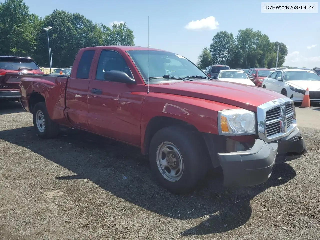 2006 Dodge Dakota St VIN: 1D7HW22N26S704144 Lot: 64474675