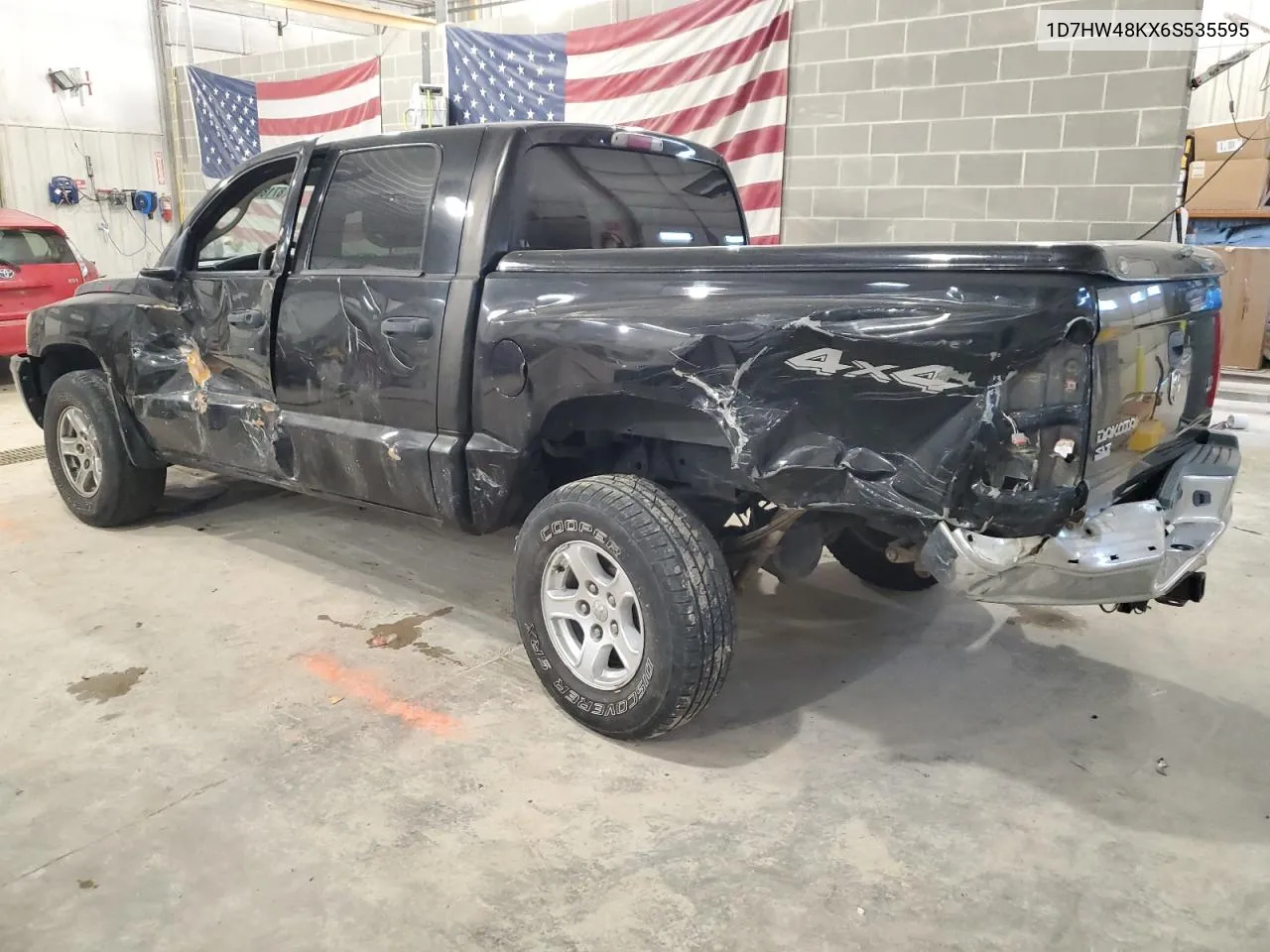 2006 Dodge Dakota Quad Slt VIN: 1D7HW48KX6S535595 Lot: 87180224