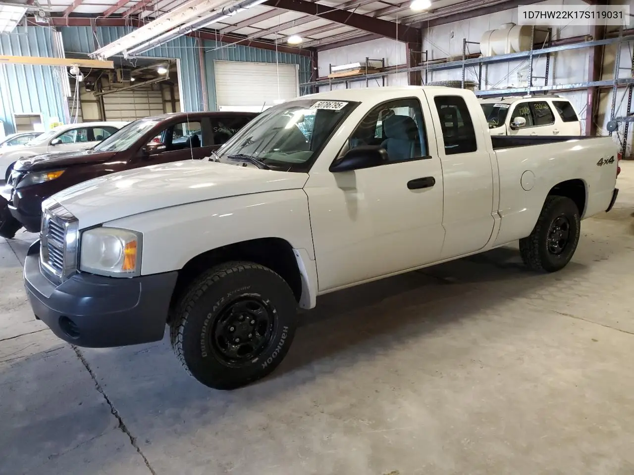 2007 Dodge Dakota St VIN: 1D7HW22K17S119031 Lot: 50786795