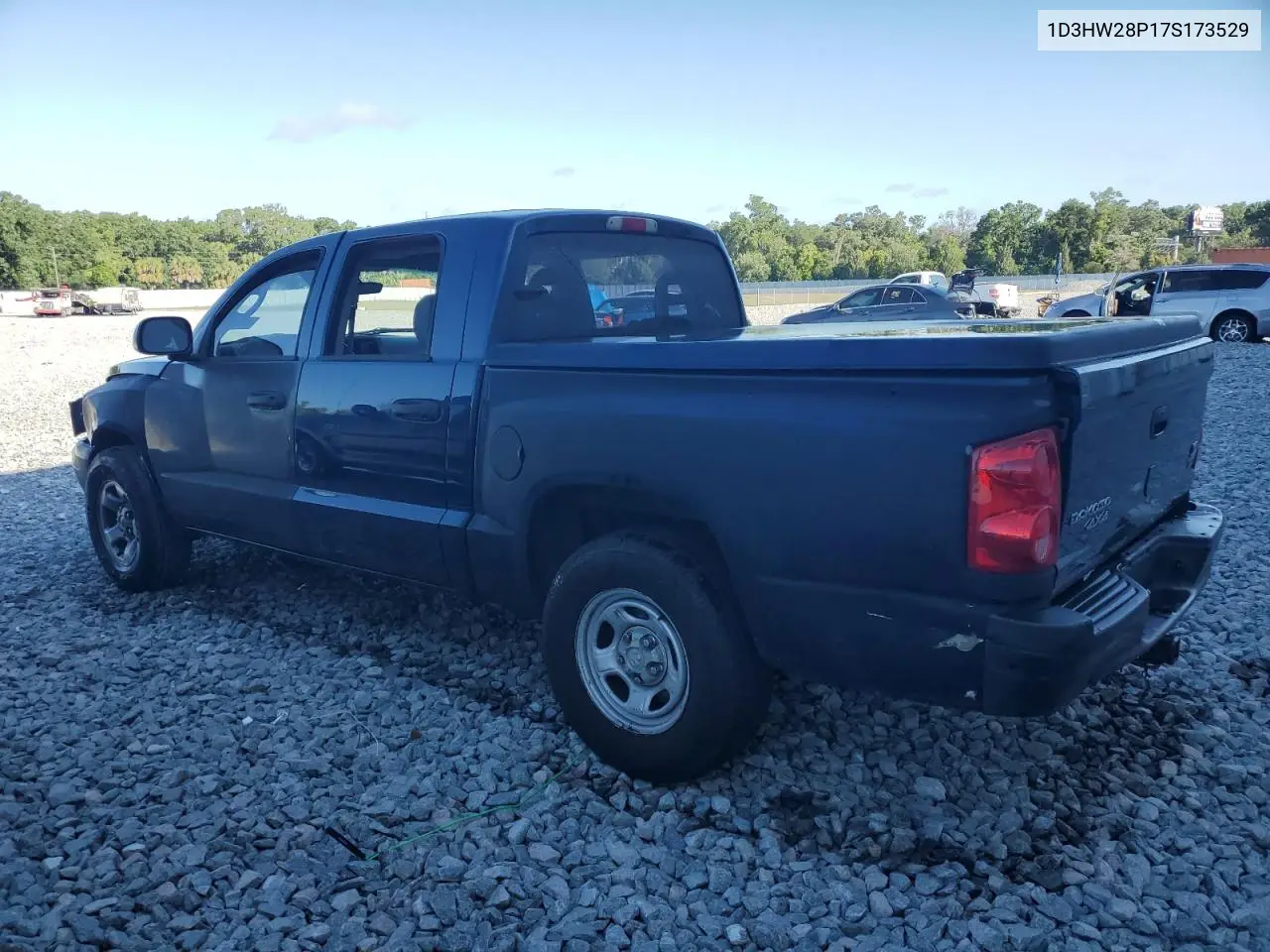 2007 Dodge Dakota Quad VIN: 1D3HW28P17S173529 Lot: 51895125