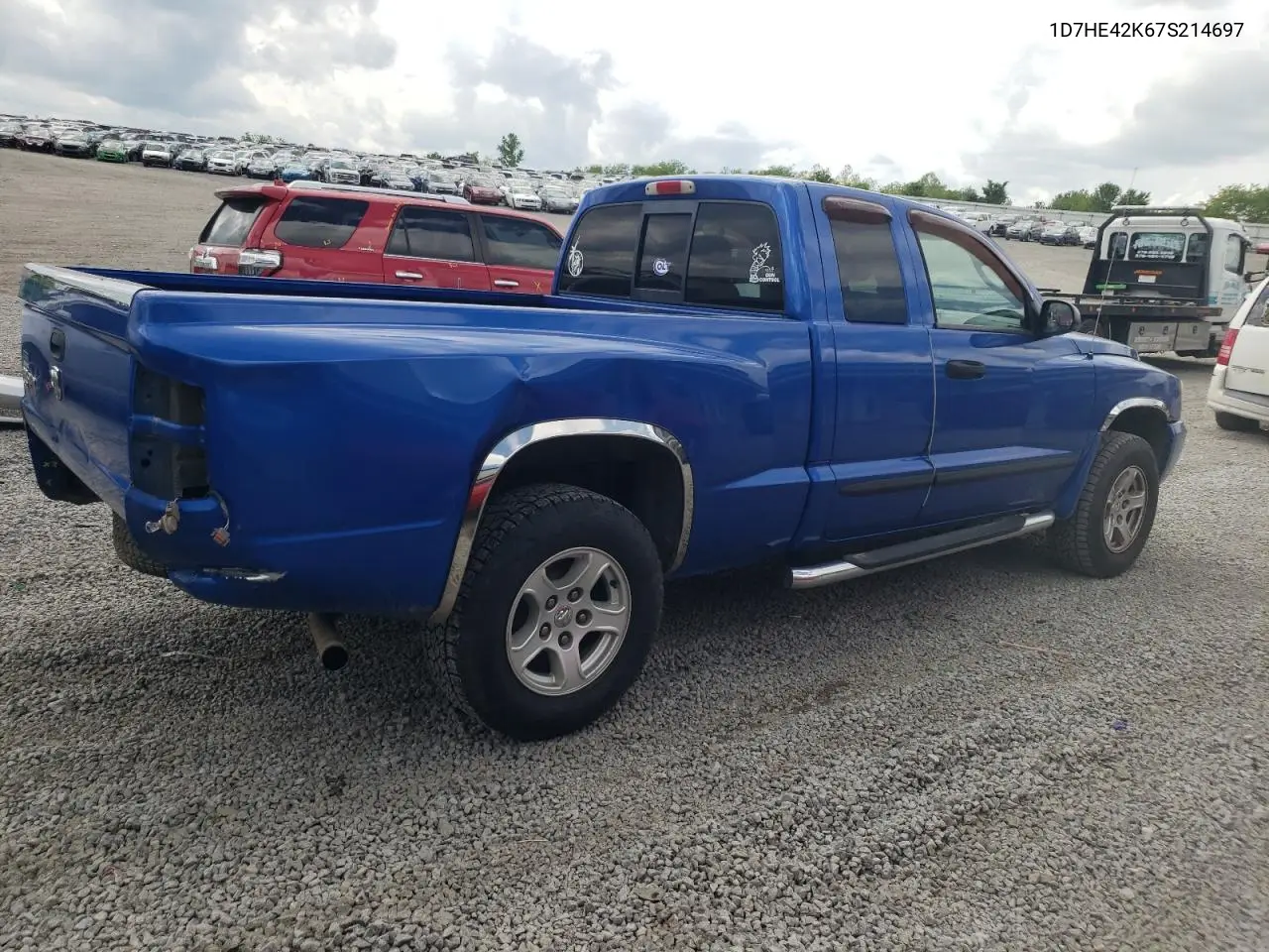 2007 Dodge Dakota Slt VIN: 1D7HE42K67S214697 Lot: 56049015