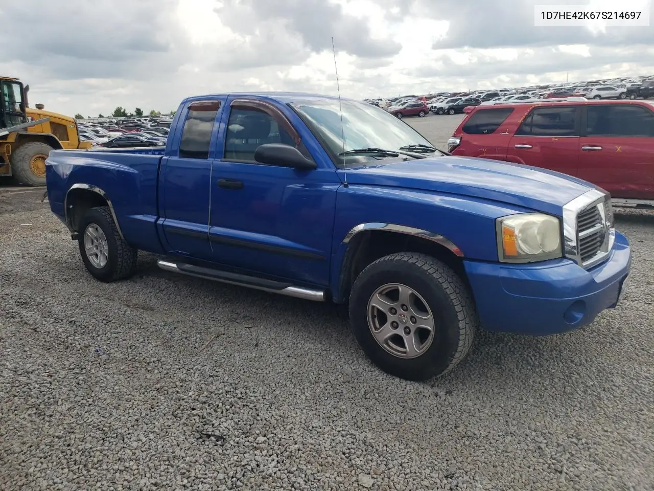 2007 Dodge Dakota Slt VIN: 1D7HE42K67S214697 Lot: 56049015