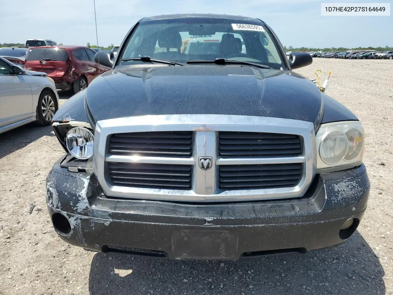2007 Dodge Dakota Slt VIN: 1D7HE42P27S164649 Lot: 56638595