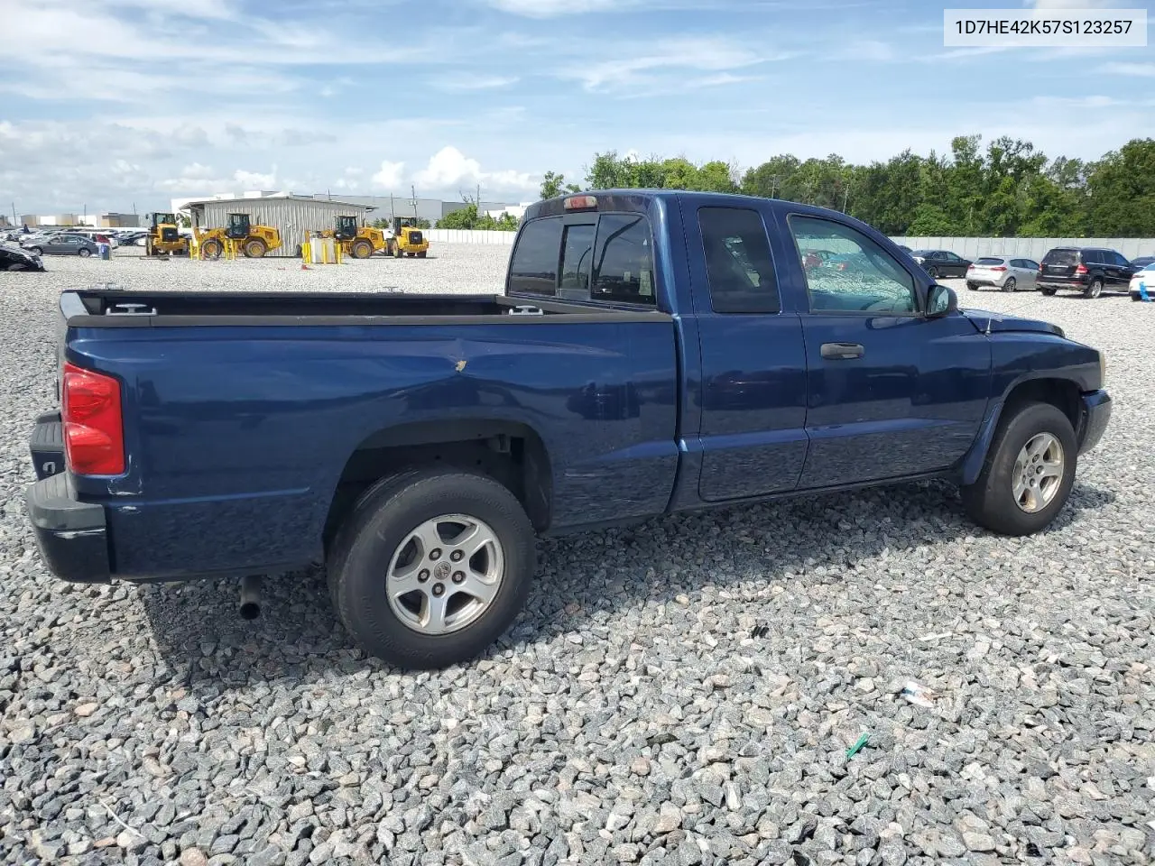 2007 Dodge Dakota Slt VIN: 1D7HE42K57S123257 Lot: 60777105