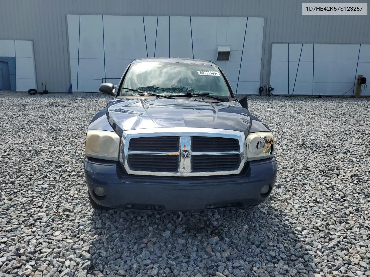 2007 Dodge Dakota Slt VIN: 1D7HE42K57S123257 Lot: 60777105