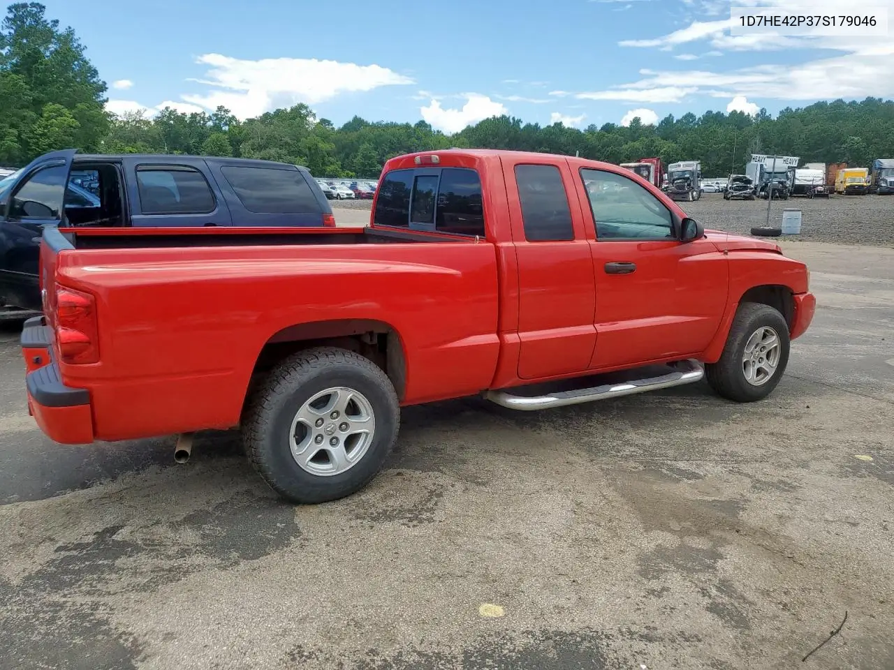 2007 Dodge Dakota Slt VIN: 1D7HE42P37S179046 Lot: 62610925