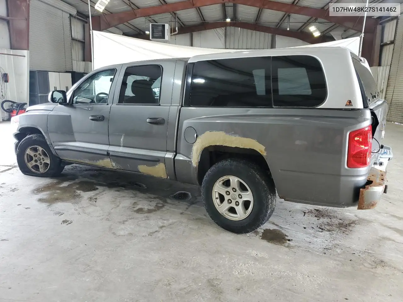 2007 Dodge Dakota Quad Slt VIN: 1D7HW48K27S141462 Lot: 62923195