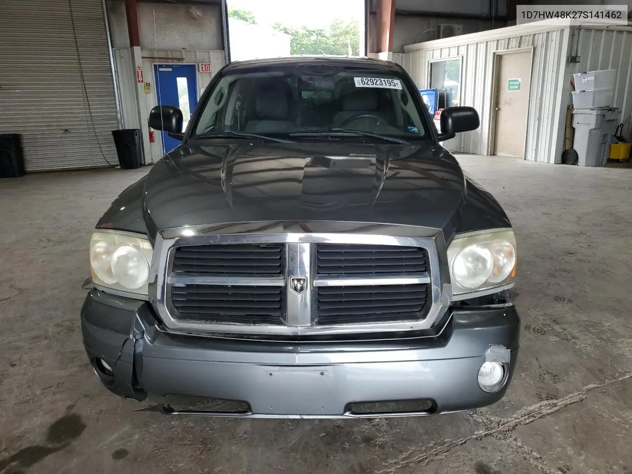2007 Dodge Dakota Quad Slt VIN: 1D7HW48K27S141462 Lot: 62923195