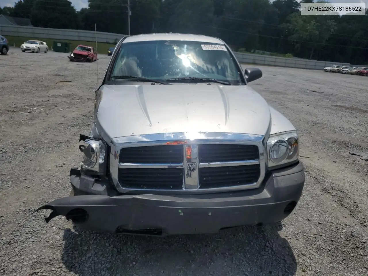 2007 Dodge Dakota St VIN: 1D7HE22KX7S186522 Lot: 63594315