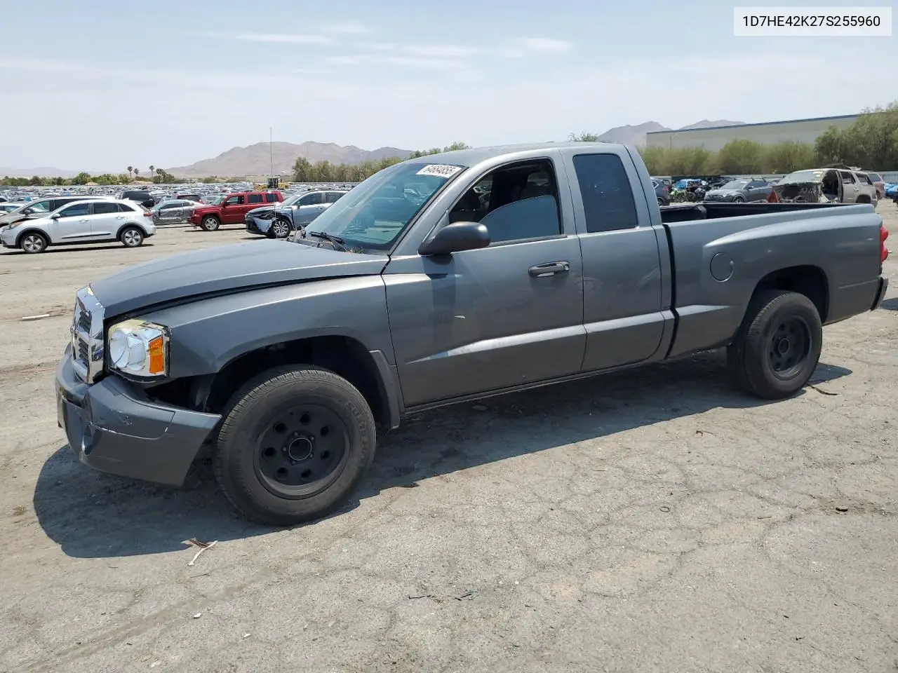2007 Dodge Dakota Slt VIN: 1D7HE42K27S255960 Lot: 64684855