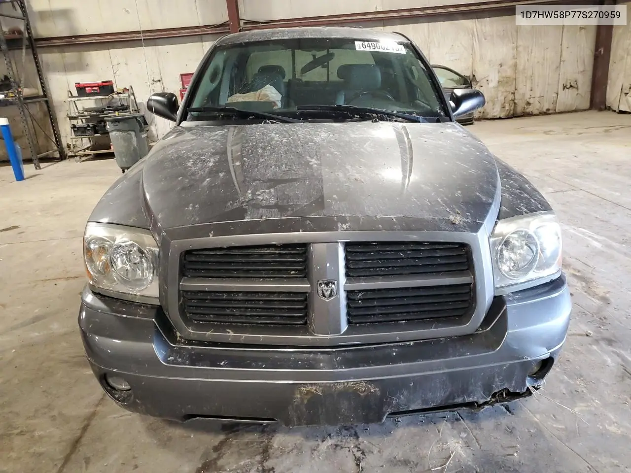 2007 Dodge Dakota Quad Laramie VIN: 1D7HW58P77S270959 Lot: 64900215