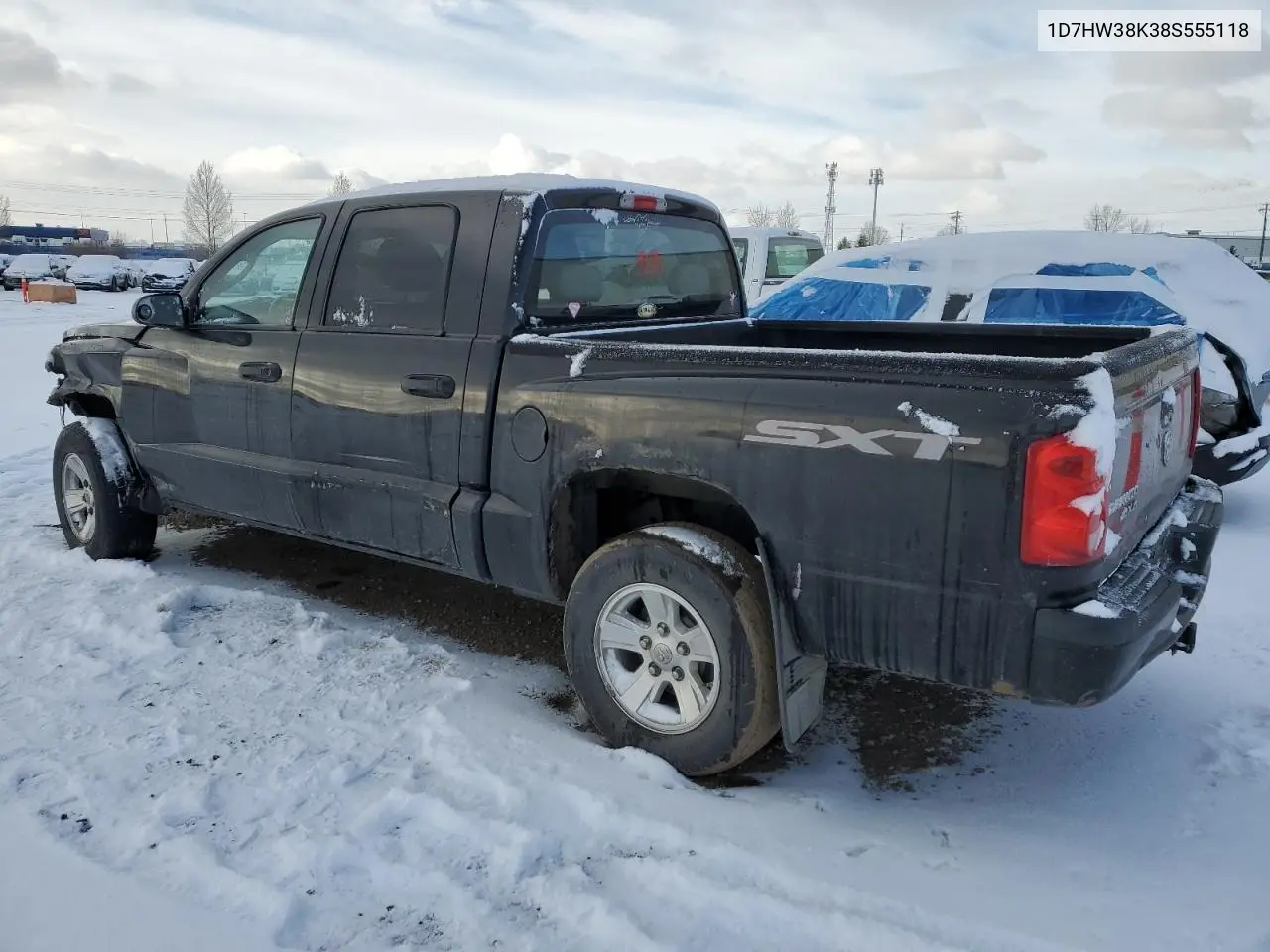 2008 Dodge Dakota Sxt VIN: 1D7HW38K38S555118 Lot: 51614025