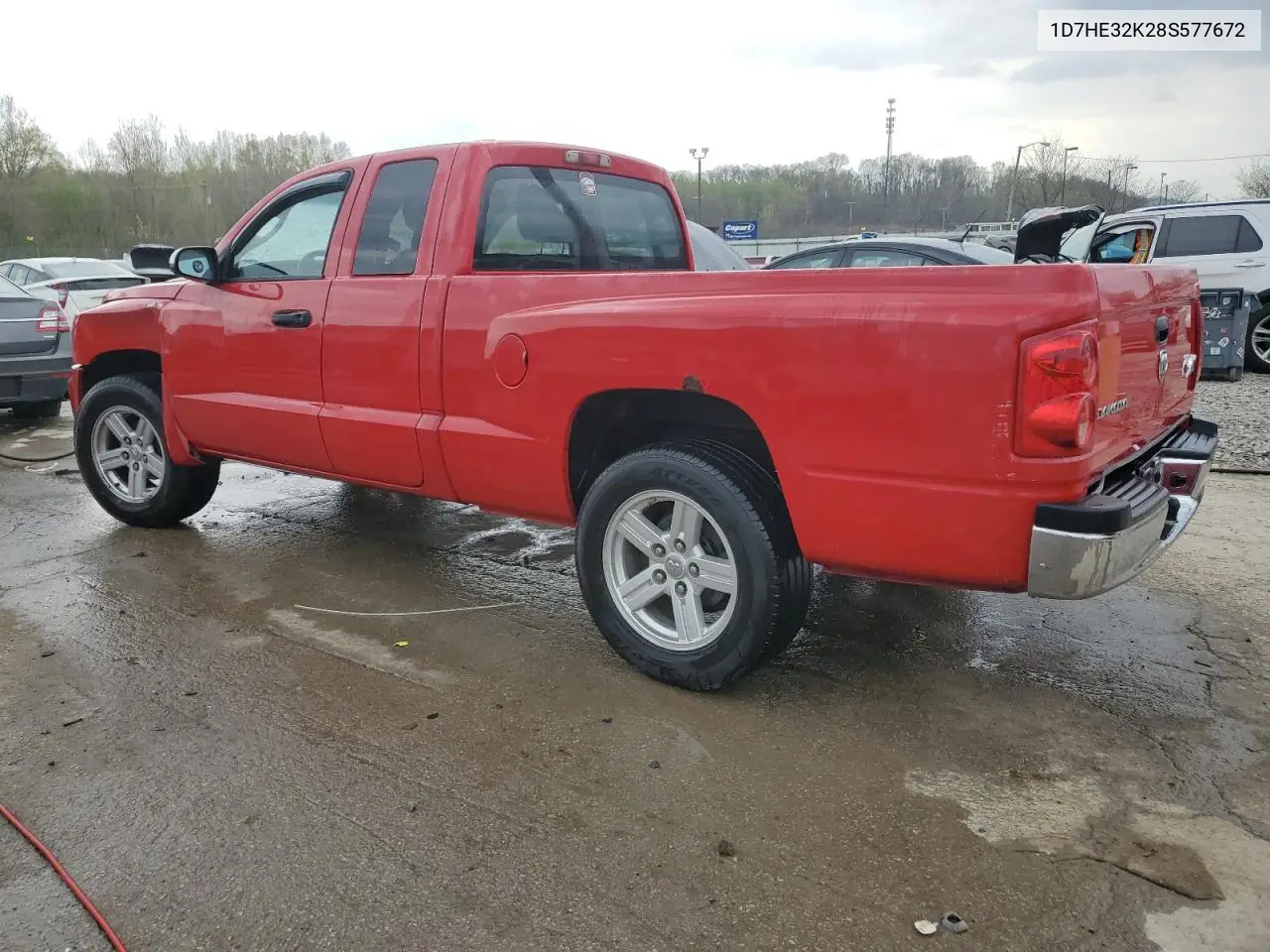 2008 Dodge Dakota Sxt VIN: 1D7HE32K28S577672 Lot: 53065165