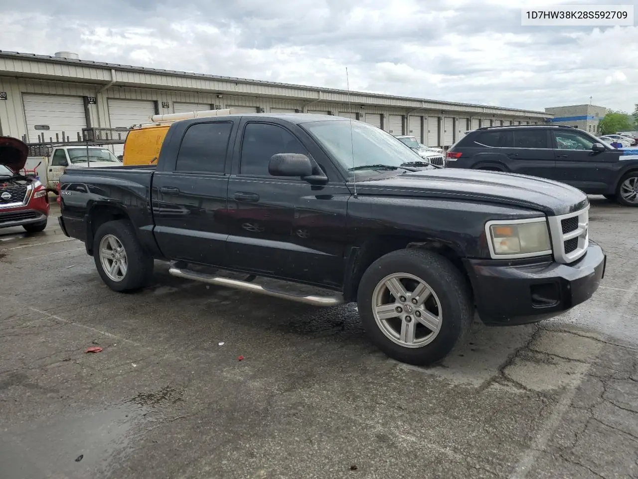 2008 Dodge Dakota Sxt VIN: 1D7HW38K28S592709 Lot: 55326725