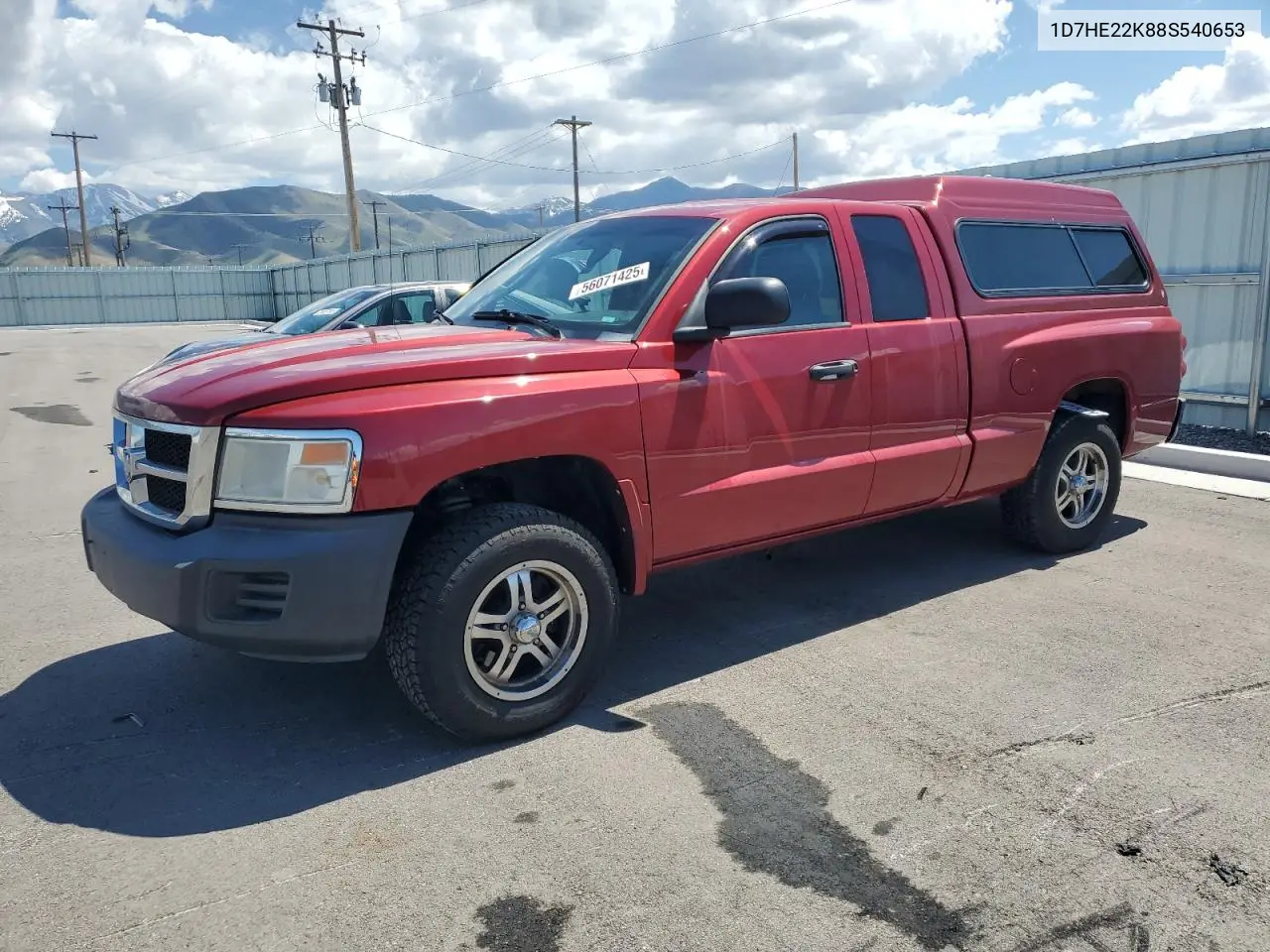 2008 Dodge Dakota St VIN: 1D7HE22K88S540653 Lot: 56071425