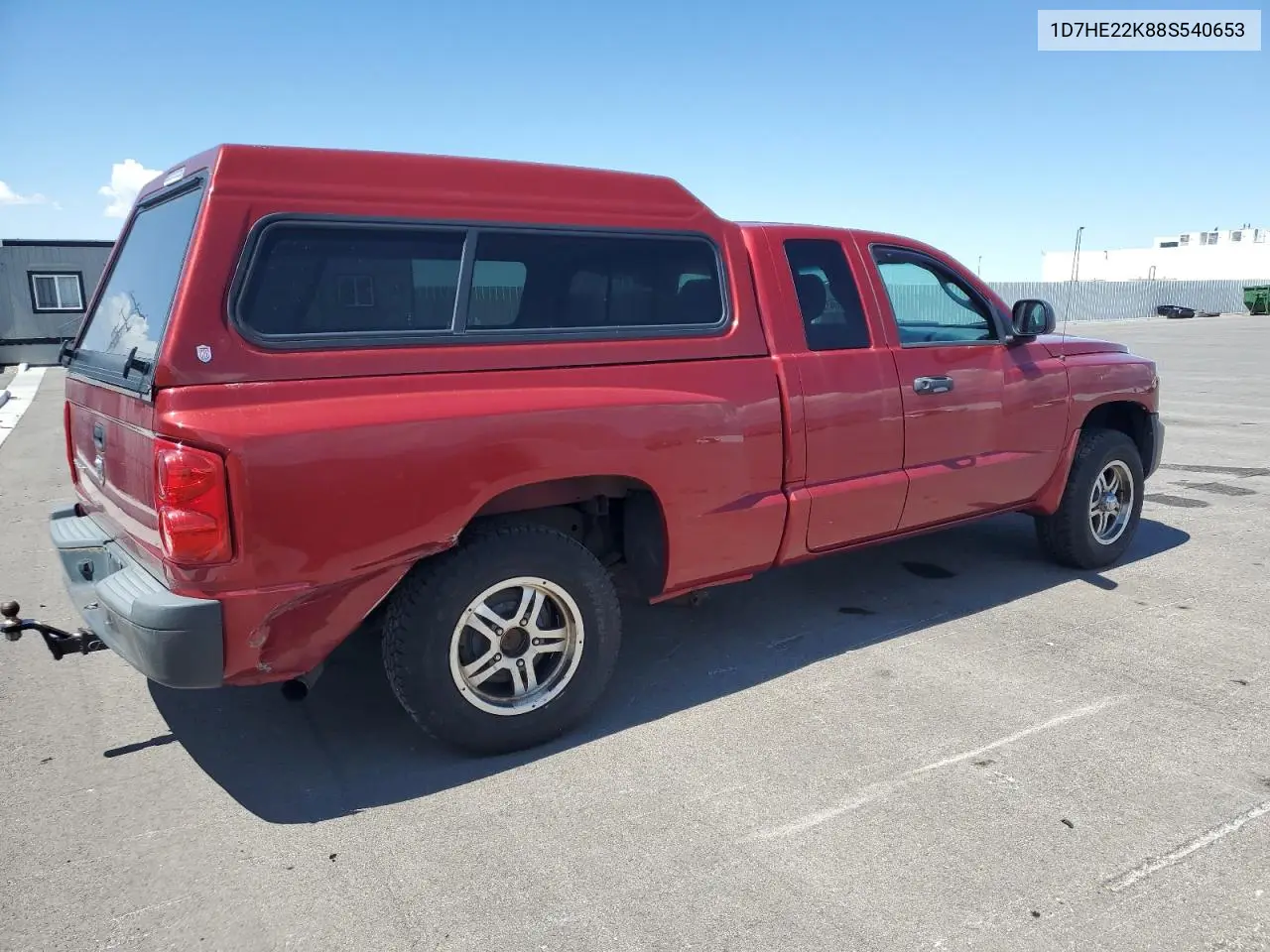 2008 Dodge Dakota St VIN: 1D7HE22K88S540653 Lot: 56071425