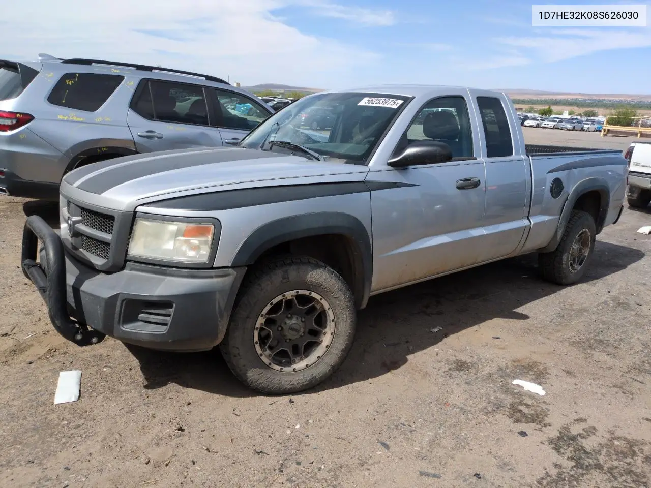 2008 Dodge Dakota Sxt VIN: 1D7HE32K08S626030 Lot: 56253975