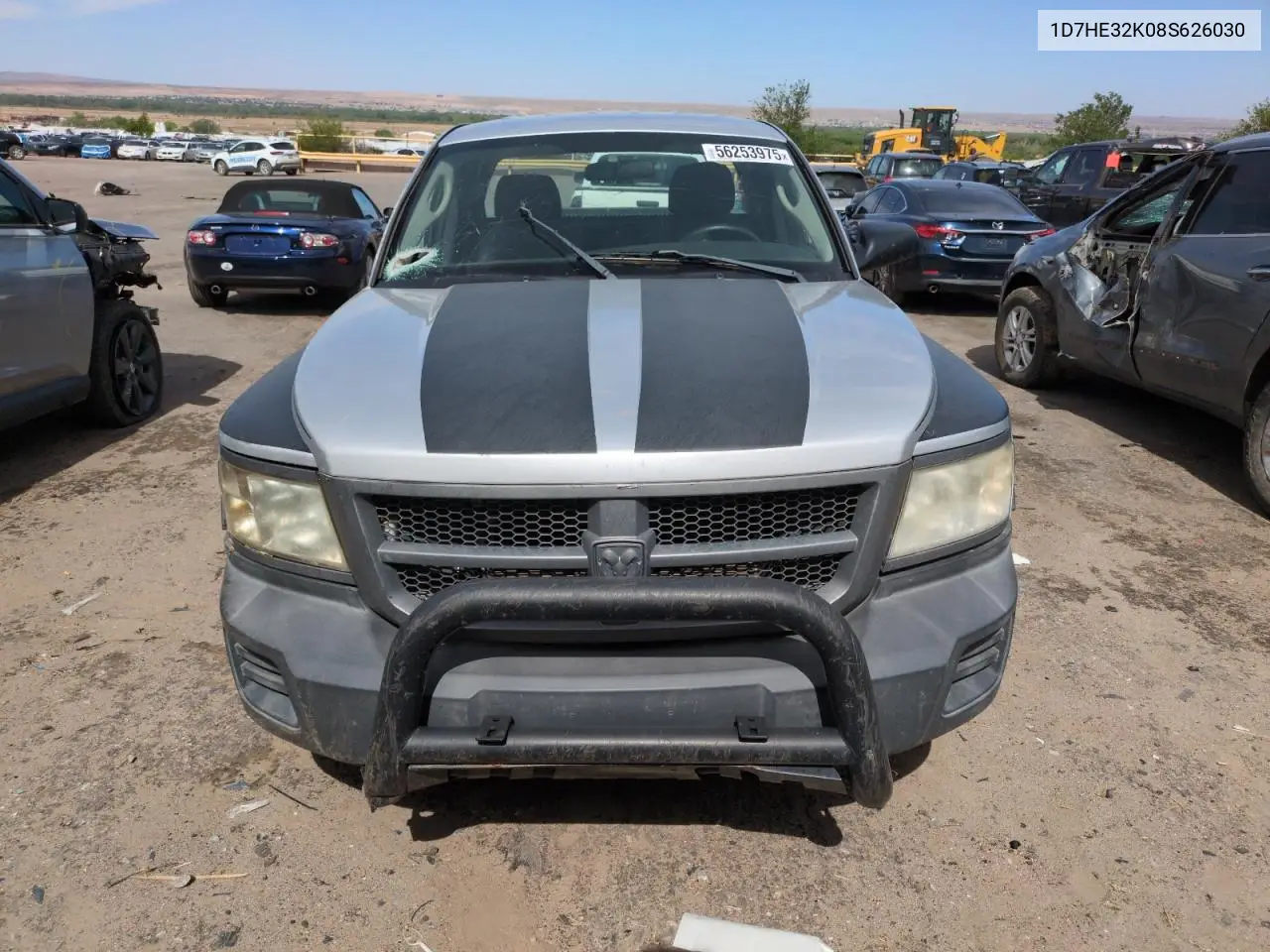 2008 Dodge Dakota Sxt VIN: 1D7HE32K08S626030 Lot: 56253975