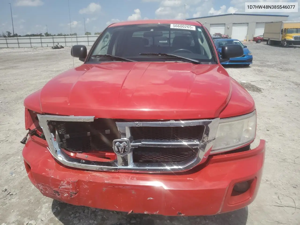 2008 Dodge Dakota Quad Slt VIN: 1D7HW48N38S546077 Lot: 56600265