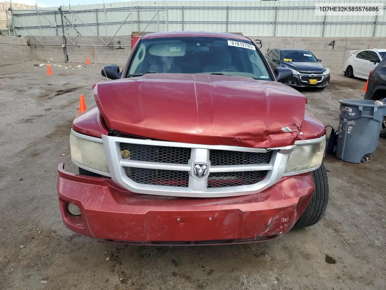 2008 Dodge Dakota Sxt VIN: 1D7HE32K58S576886 Lot: 61812785