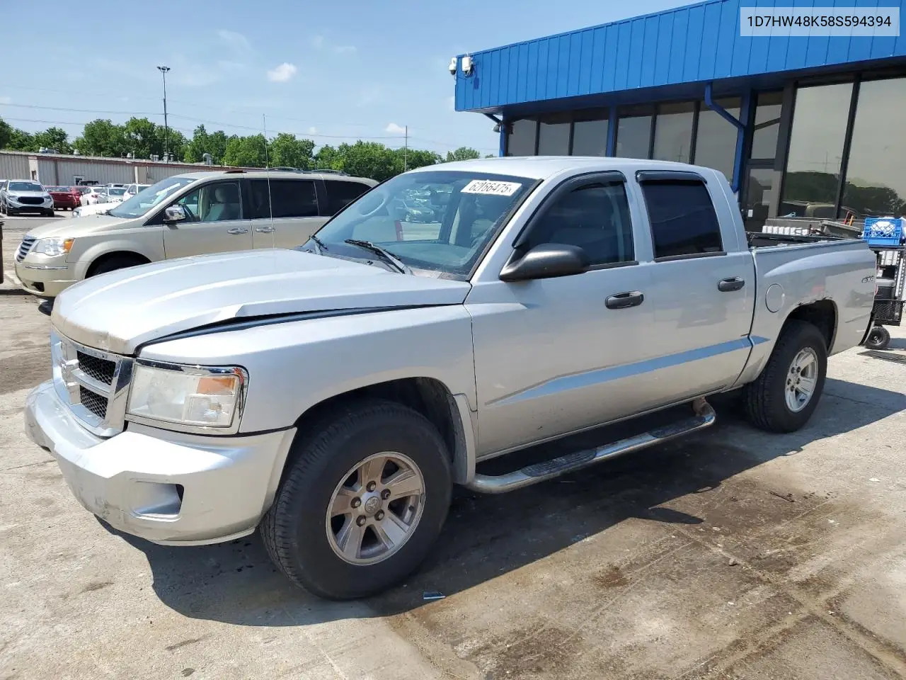 2008 Dodge Dakota Quad Slt VIN: 1D7HW48K58S594394 Lot: 62766475