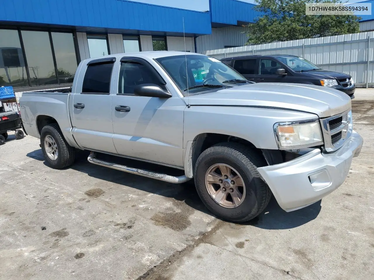 2008 Dodge Dakota Quad Slt VIN: 1D7HW48K58S594394 Lot: 62766475