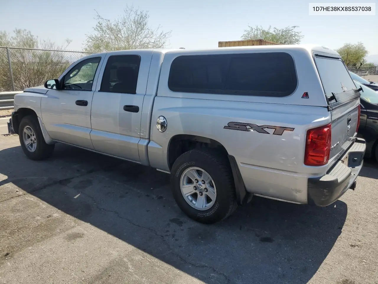 2008 Dodge Dakota Sxt VIN: 1D7HE38KX8S537038 Lot: 62784075