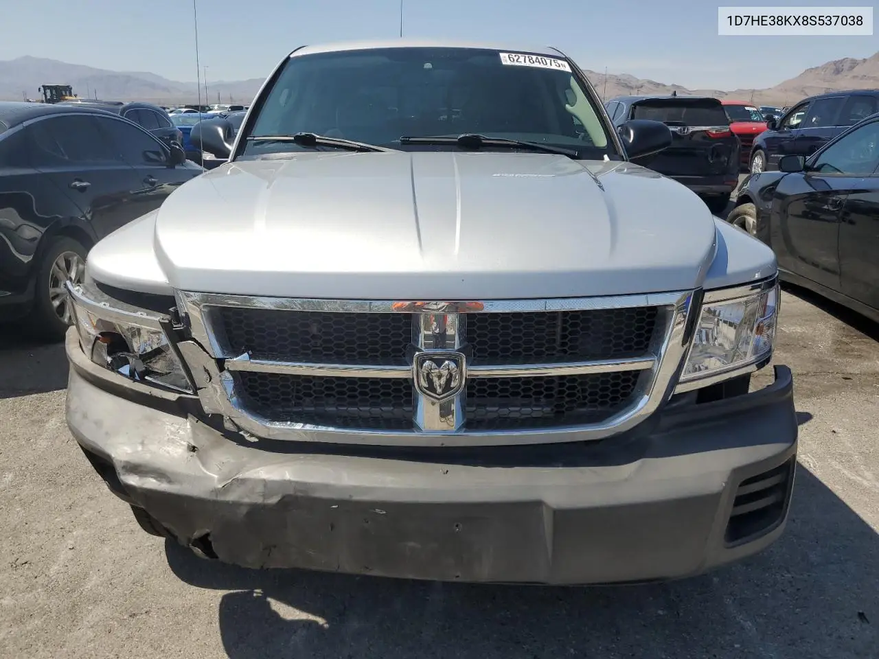 2008 Dodge Dakota Sxt VIN: 1D7HE38KX8S537038 Lot: 62784075