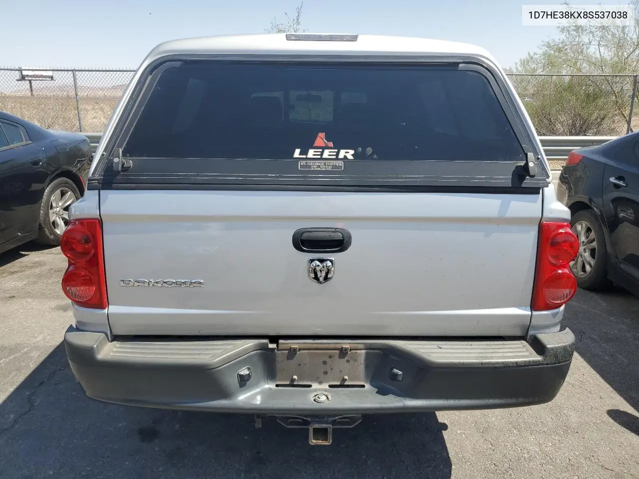 2008 Dodge Dakota Sxt VIN: 1D7HE38KX8S537038 Lot: 62784075