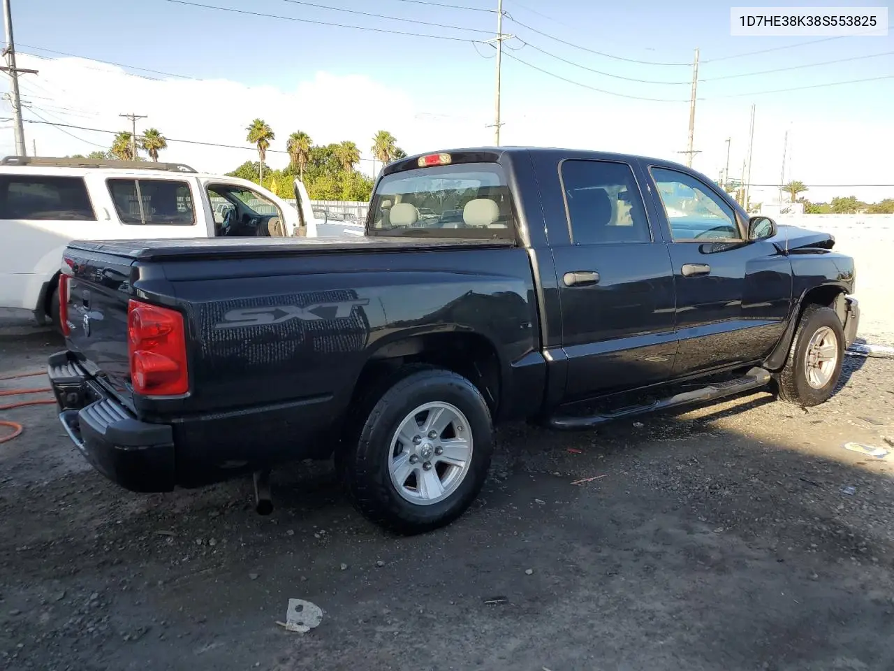 2008 Dodge Dakota Sxt VIN: 1D7HE38K38S553825 Lot: 62829315