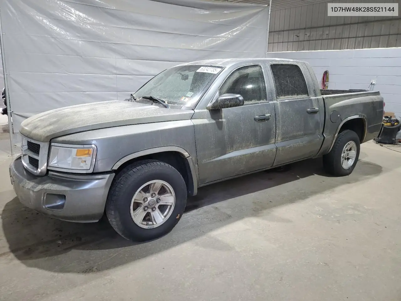 2008 Dodge Dakota Quad Slt VIN: 1D7HW48K28S521144 Lot: 63242735