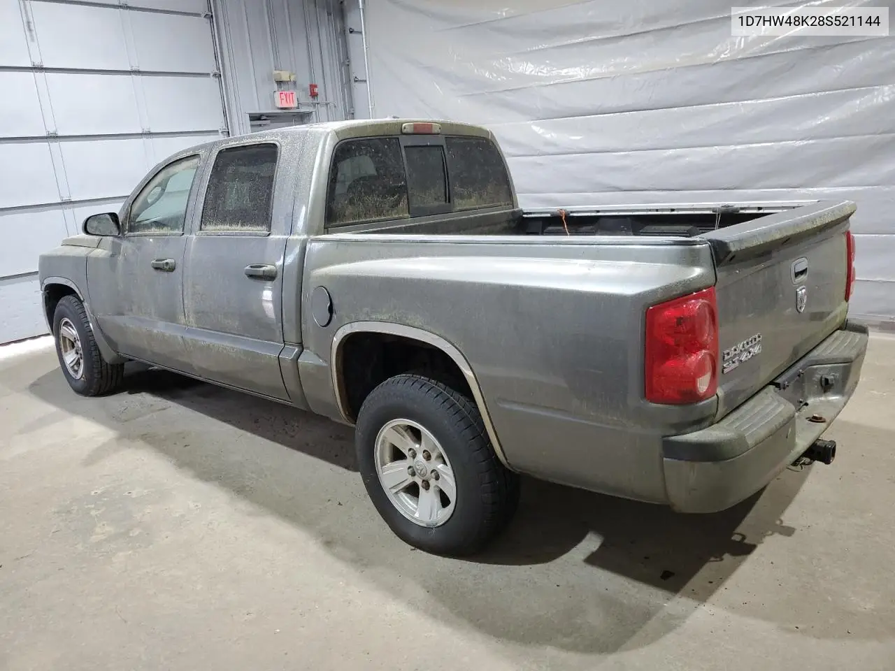 2008 Dodge Dakota Quad Slt VIN: 1D7HW48K28S521144 Lot: 63242735