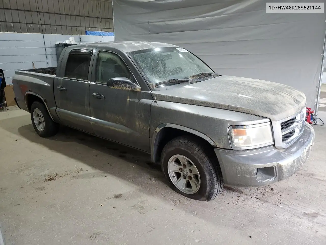 2008 Dodge Dakota Quad Slt VIN: 1D7HW48K28S521144 Lot: 63242735