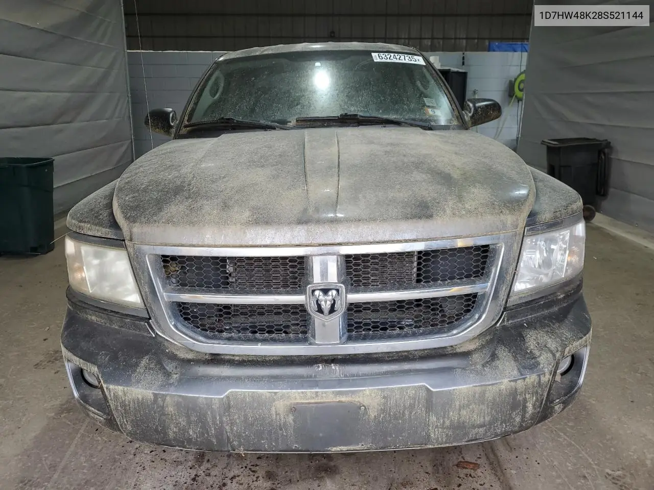 2008 Dodge Dakota Quad Slt VIN: 1D7HW48K28S521144 Lot: 63242735