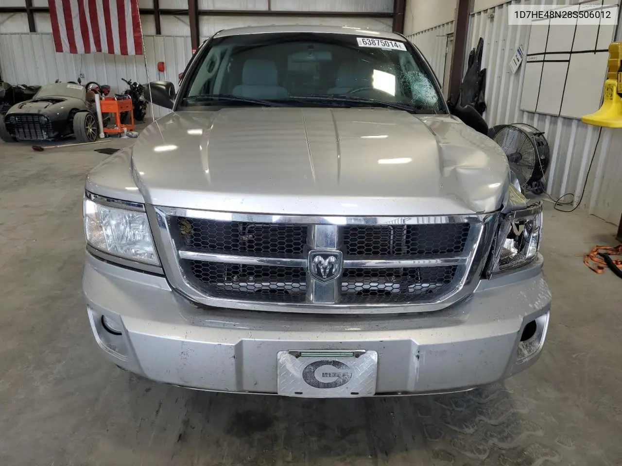 2008 Dodge Dakota Quad Slt VIN: 1D7HE48N28S506012 Lot: 63875014
