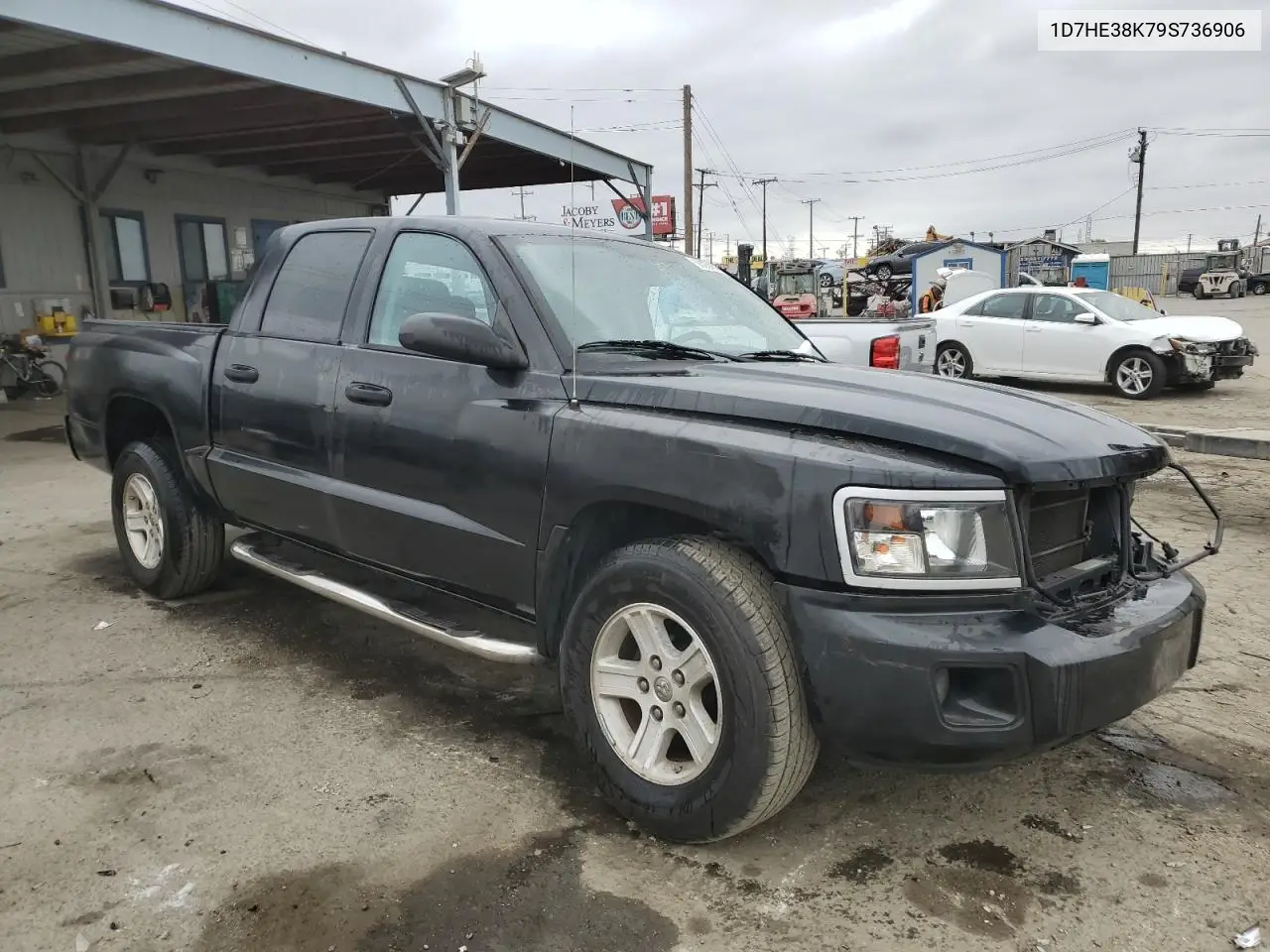 2009 Dodge Dakota Sxt VIN: 1D7HE38K79S736906 Lot: 56034645