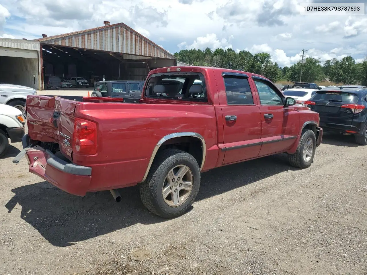 2009 Dodge Dakota Sxt VIN: 1D7HE38K79S787693 Lot: 58202565