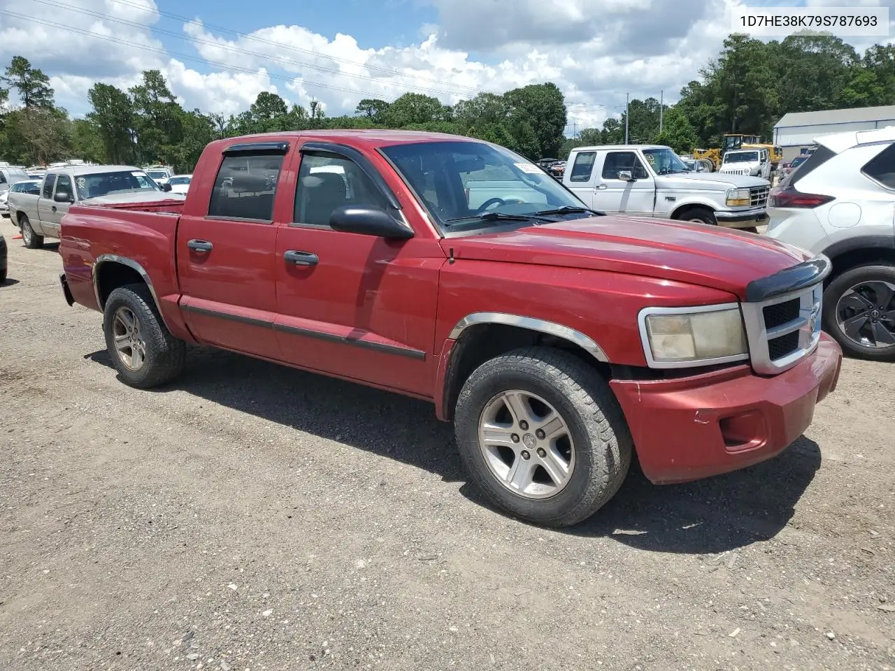 2009 Dodge Dakota Sxt VIN: 1D7HE38K79S787693 Lot: 58202565