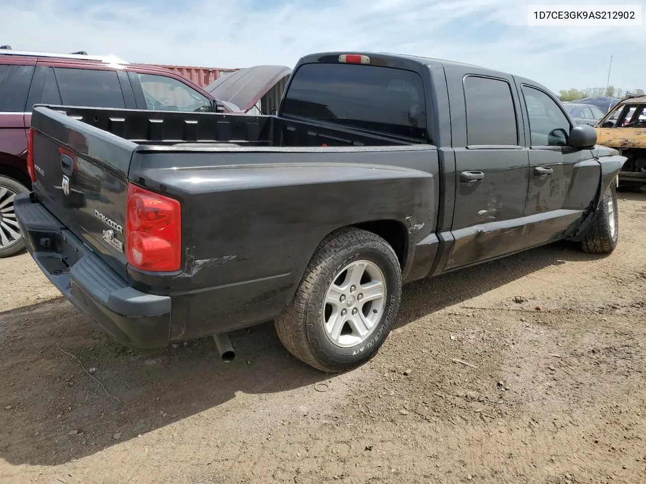 2010 Dodge Dakota Sxt VIN: 1D7CE3GK9AS212902 Lot: 56234345