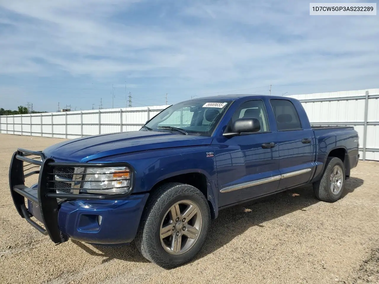 2010 Dodge Dakota Laramie VIN: 1D7CW5GP3AS232289 Lot: 56669655