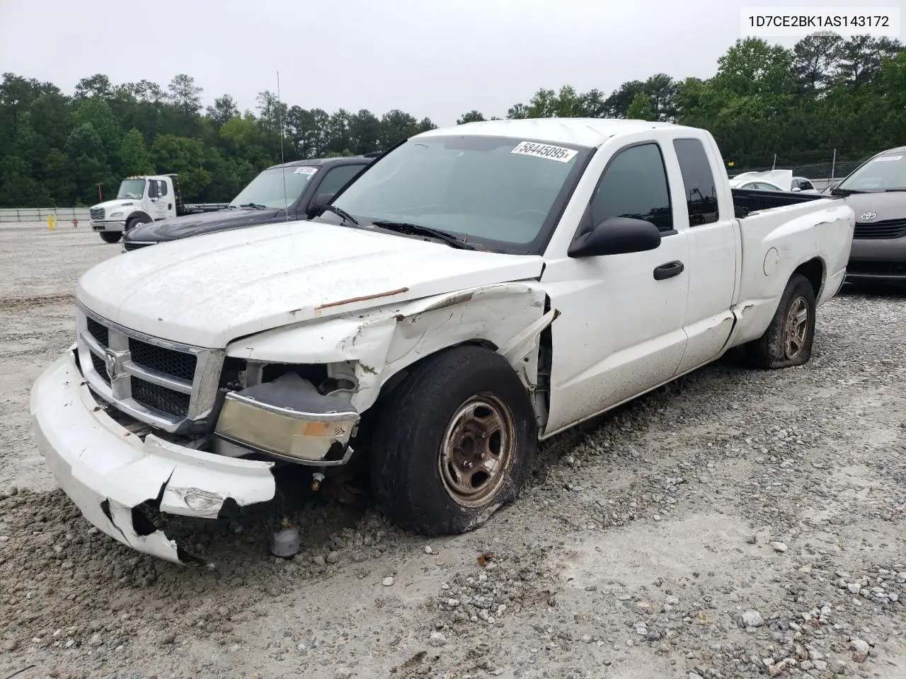 2010 Dodge Dakota St VIN: 1D7CE2BK1AS143172 Lot: 58445095