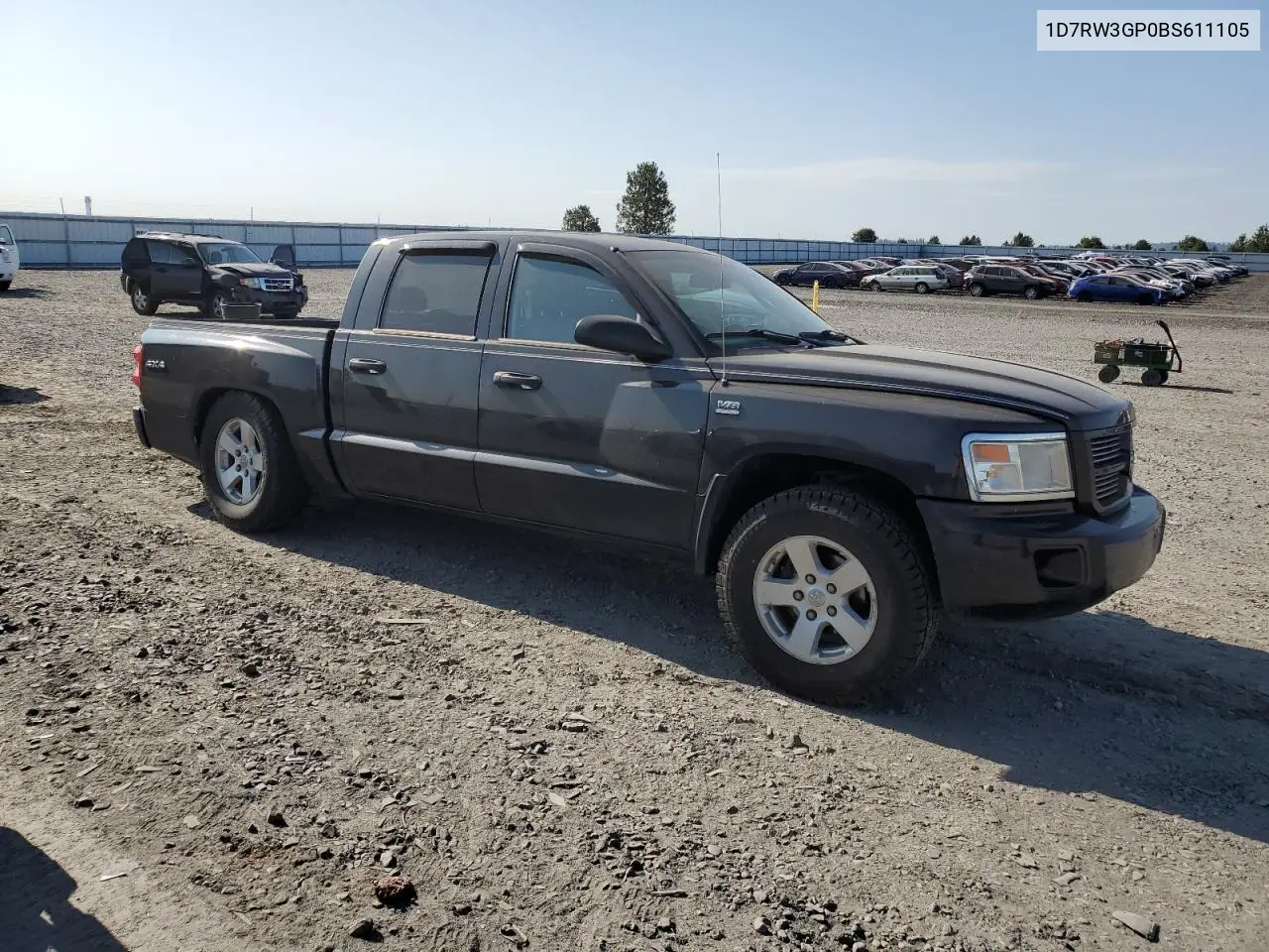 2011 Dodge Dakota Slt VIN: 1D7RW3GP0BS611105 Lot: 61239585