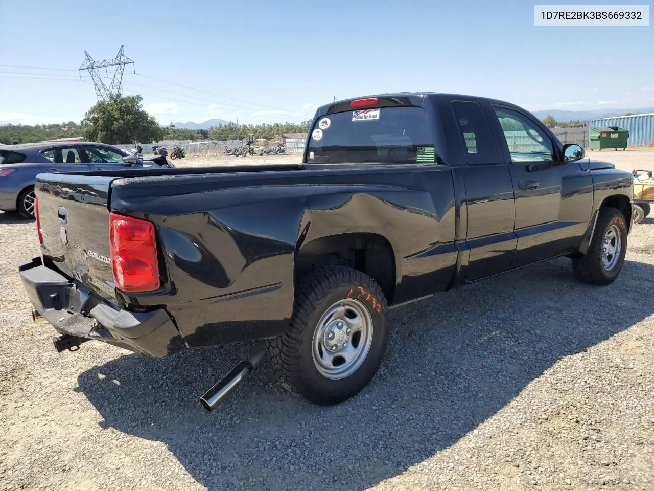 2011 Dodge Dakota St VIN: 1D7RE2BK3BS669332 Lot: 62413155
