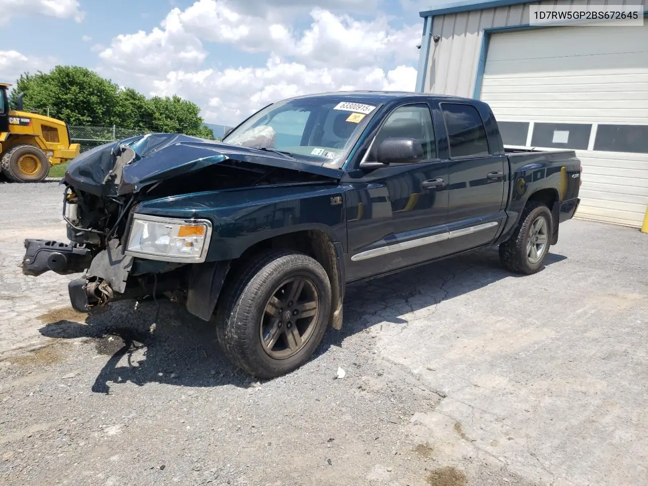 2011 Dodge Dakota Laramie VIN: 1D7RW5GP2BS672645 Lot: 63300915