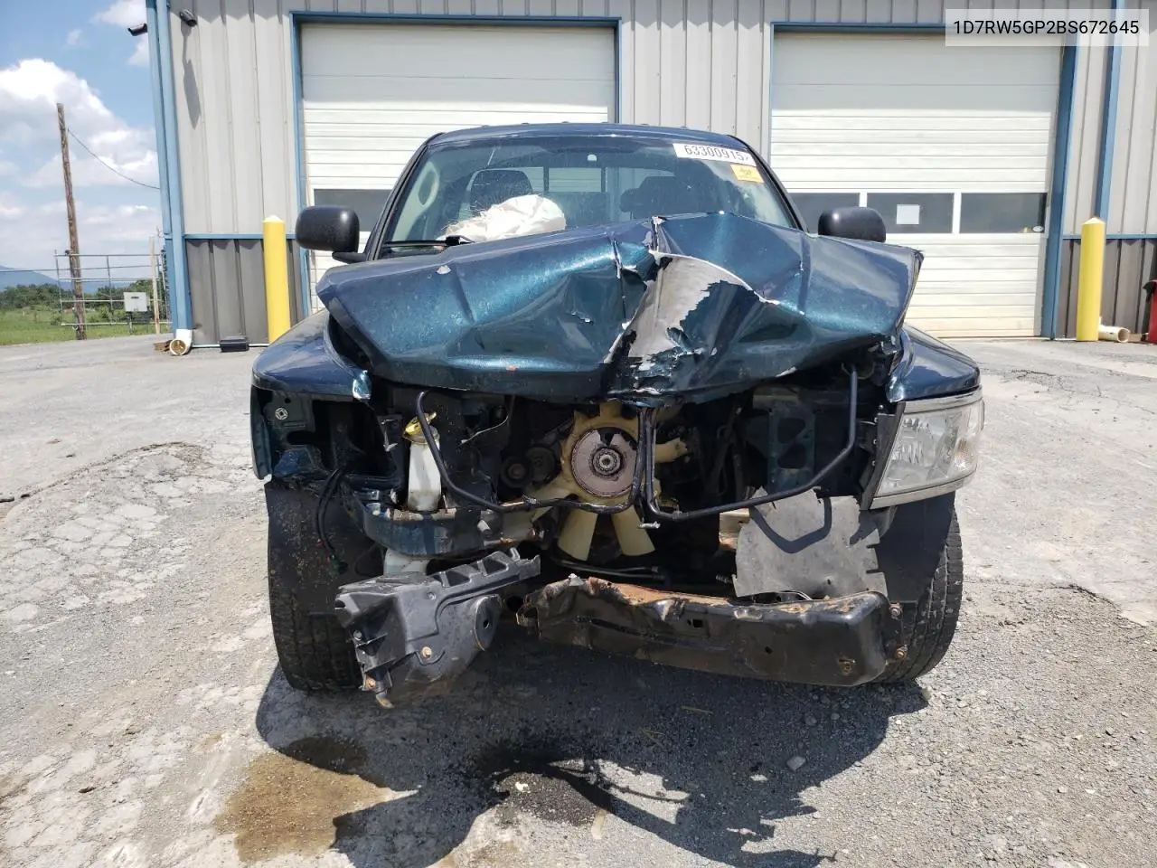 2011 Dodge Dakota Laramie VIN: 1D7RW5GP2BS672645 Lot: 63300915