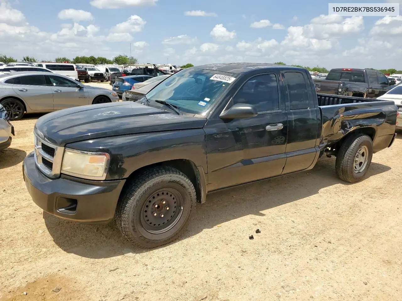 2011 Dodge Dakota St VIN: 1D7RE2BK7BS536945 Lot: 64848825