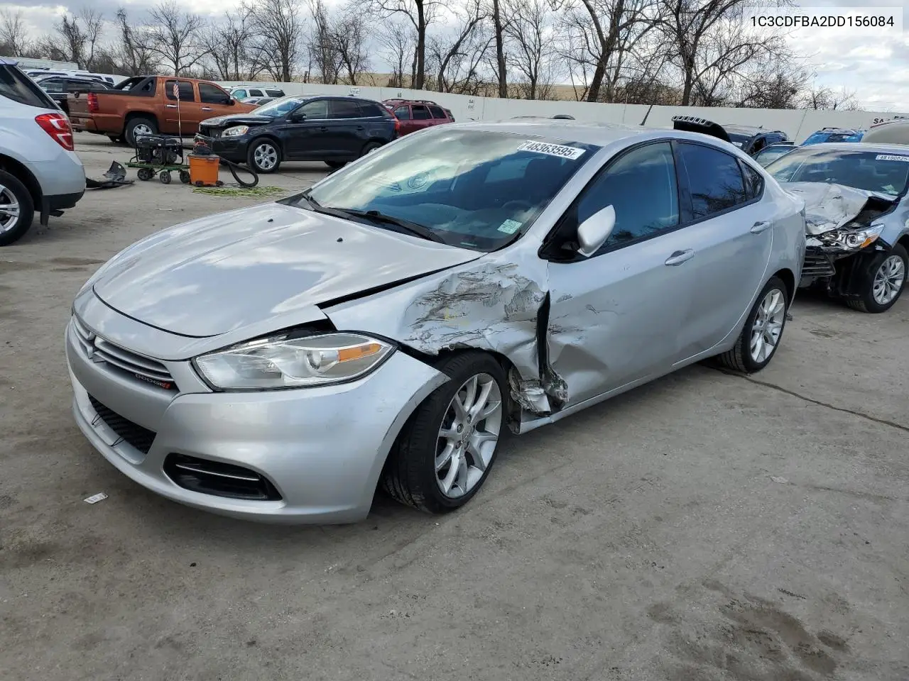 2013 Dodge Dart Sxt VIN: 1C3CDFBA2DD156084 Lot: 48363595