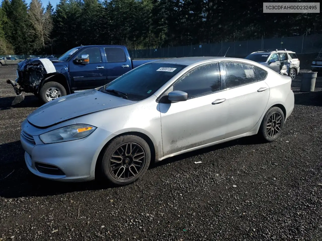 2013 Dodge Dart Se VIN: 1C3CDFAH0DD232495 Lot: 49689155