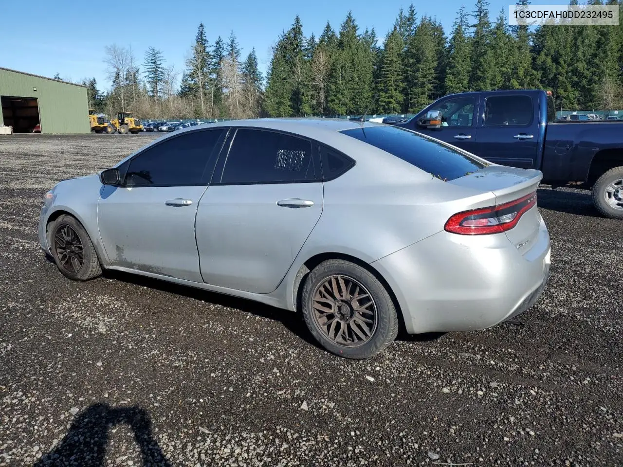 2013 Dodge Dart Se VIN: 1C3CDFAH0DD232495 Lot: 49689155