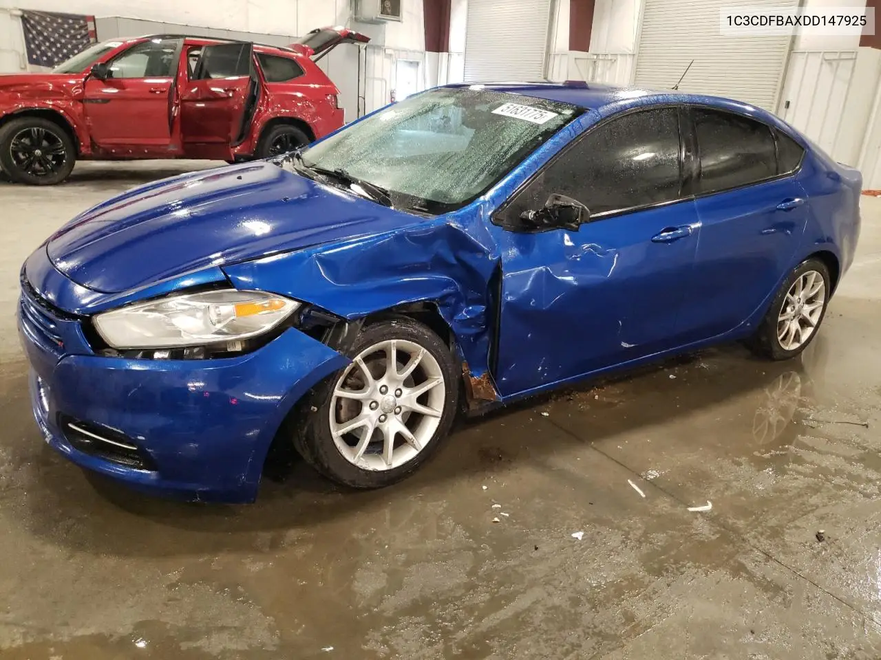 2013 Dodge Dart Sxt VIN: 1C3CDFBAXDD147925 Lot: 51631775